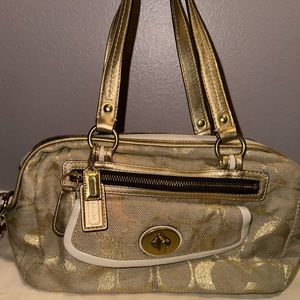 Coach gold bag